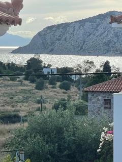 75sqm Perdika Aegina luxury family apartment με θέα βουνό και θάλασσα 75τμ - Perdhika - 9