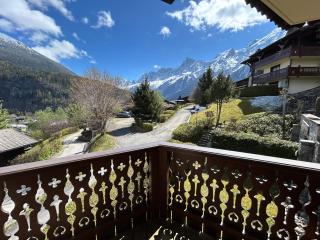 Les Houches vue magnifique avec piscine,pied des pistes de ski,garage - Les Houches - 0
