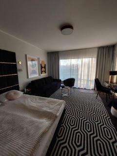 Studio hotelowe A025 z tarasem w Hotelu Solny - Colberga - 8