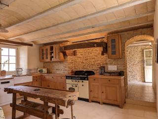Maison typique bretonne avec toit de chaume - Camors - 1