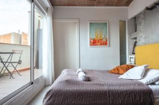 Cozy Penthouse Studio with Private Rooftop Terrace - Barcelone - 5
