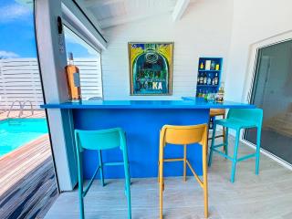 Villa Marguerite private pool and hot tub in Orient Bay - 8