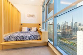 Panoramic Burj Khalifa Views from 18th fl Lux 2BR - Dubái - 7