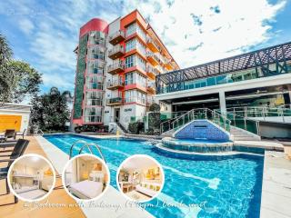 2BR with Balcony Free use Pool, Gym, Bball, Netflix - 0