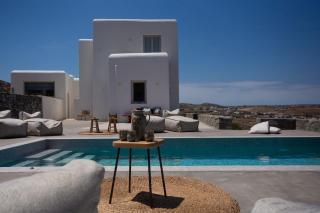 Cabana Seaview Pool Villas w Night Security Guard, near Alemagou beach - Ftelia - 5