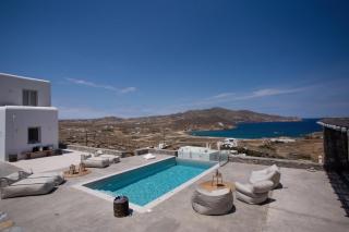 Cabana Seaview Pool Villas w Night Security Guard, near Alemagou beach - Ftelia - 0