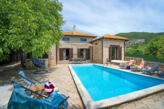 Villa Terra, private, luxury villa with pool 10 mins drive from the beach - Vasiliki - 9