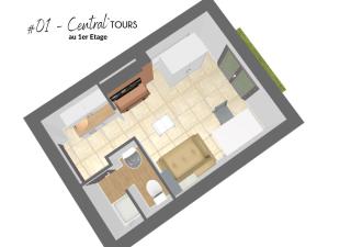 1# Central'Tours TERRACOTTA- Hypercentre - Tours - 9