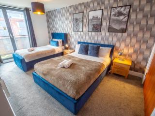 Arcadian apt for 3. City view with balcony - Birmingham - 2