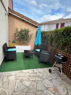 Maison T2 + cabine dans résidence avec piscine - Marseillan - 5