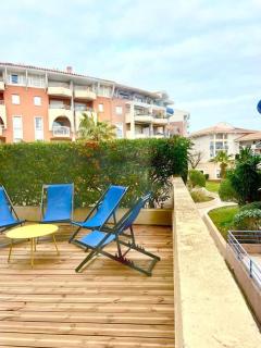 Grande terrasse Cœur Port Fréjus 5 pers - Fréjus - 4