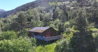 Fjordhytte-1 ist eine schöne Hütte bei Ænes am Hardangerfjord mit grandiosem Fjordpanorama, 20 PS Motorboot mietbar - - 9