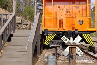 Seaboard Coast Line 0843 sleep in a caboose on a bison ranch - 6