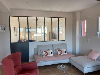 Vue Mer 2 pas des plages 10 pers 4 chambres Villa KER LOT PLAGE - 5