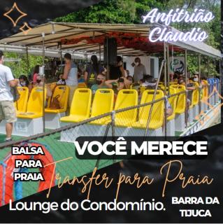 Flat com Vista Panorâmica -15- na Barra da Tijuca - Estacionamento Gratuito - Frigobar - Ar condicionado - Piscina - Academia - Balsa para Praia Grátis - Varanda - Vista Parcial Mar e Lagoa - 1