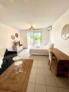 Grand studio de standing avec jardin et terrasse - 1