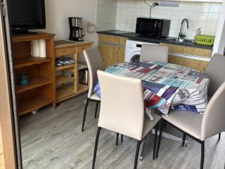Maison T2 face mer avec parking privé, 4 couchages - FR-1-81-48 - Port Leucate - 4