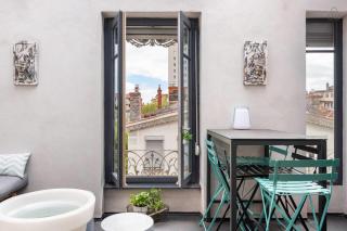 Le Duplex - Amazing flat overlooking the rooftops of Lyon - Lione - 8