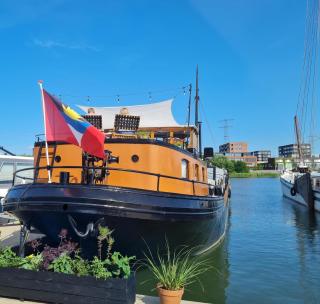 Charmante kapiteinshut op historisch schip De Hoop - Amsterdam - 9