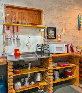 Rústico e Charmosinho, Próx a Lagoa com Ar cond, Chalés Tucumã - 7