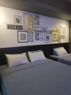 Aeropod Studio Room 3 Pax Low Level Near Airport and Tg Aru Beach - Kota Kinabalu - 0
