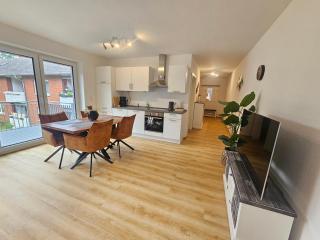 Balkon Aparment2, Meppen, Küche, Badezimmer, Waschmaschine - Meppen - 2