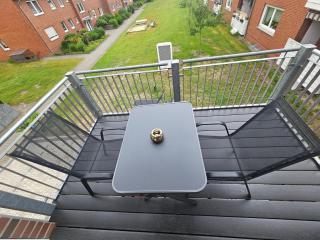 Balkon Aparment2, Meppen, Küche, Badezimmer, Waschmaschine - Meppen - 3