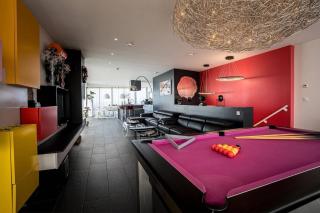 bellevue, Vue Panoramique Flipper, Billard, jeux - 5