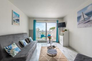 Spacieux studio cabine-Parking gratuit-Clim-Proche centre & Mer-Vue Port LGM - 6