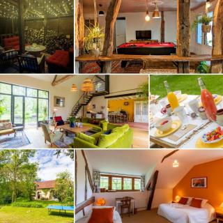 Maison Les Deux Ailes, Parc arboré, billard et wifi à 1h30 de Paris - Triguères - 9