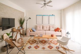 Sani Eclectic Family Villa, private garden - Sani Beach - 0