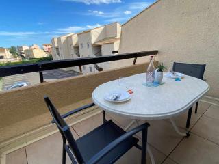 Appartement climatisé pour 6 avec piscine, terrasse et parking près de la plage - FR-1-326-793 - Marseillan - 0