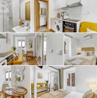 1BR cosy heart of Santos w AC | By Airnest - Lissabon - 9