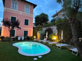 "Villa degli Ulivi" 19th century Villa with private pool and sea view - Recco - 2