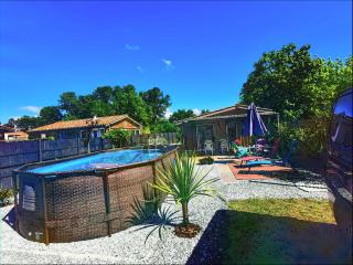 MAISON PISCINE PRIVEE 4a5 PERS9 & 11 KMs DES PLAGES OCEANES ET DU LAC - Linxe - 0