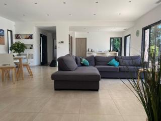 Villa architecte ecume 400m plage - 2