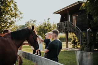 Treehouse Drevesna hiška Štrkovo gnezdo Ranč Jureš - 8