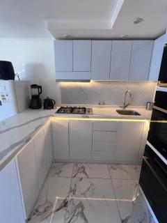 Moderno departamento con dormitorio y terraza con vista al mar y parrilla en Reñaca - Viña del Mar - 4