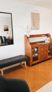 Ferienwohnung Nr. 1 Terrasse Bodden Kanu Bootssteg - 9