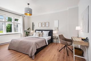Exklusives HILVIT Health Apartment an der Universitätsklinik - Perfekt für Business und Kultur! 2 Schlafzimmer - Smoothie Mixer - Fitness Wall Gym - Smart TV - Cottbus - 5