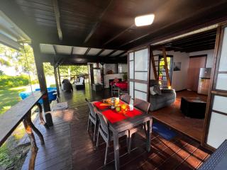 tahiti-bungalow at Teahupoo: beachfront with pountoon and mini pool - 4