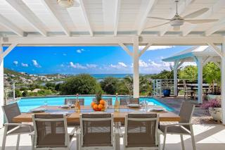 Villa Eskarcel, vue mer sur Orient Bay, piscine chauffée, très spacieuse - Cul de Sac - 4