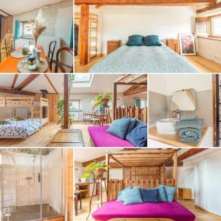 Chambre triple deluxe - Gîte de la Louve - Fougax-et-Barrineuf - 8