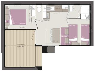Ferienhaus in Hohenlychen mit Grill, Loggia 2 - Lychen - 5