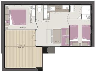 Ferienhaus in Hohenlychen mit Grill, Loggia 1 - Lychen - 9