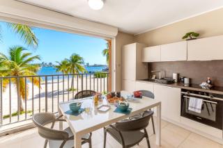 Vue imprenable sur le lagon, appartement 1ch 4p - Baie Nettle - 0