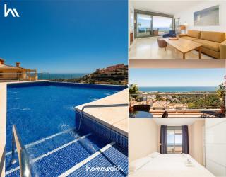 Apartment, with large private glazed terrace and panoramic sea views, in Calahonda, Mijas - Sitio de Calahonda - 0