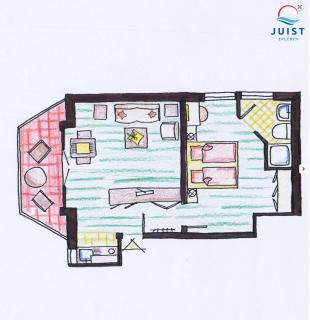 Haus Petra 132 - Ferienwohnung 2 - Juist - 1