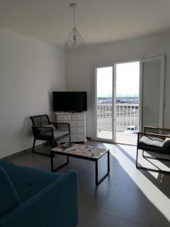 Superbe appartement avec vue sur mer et port, parking privé - Saint Pierre La Mer - 6