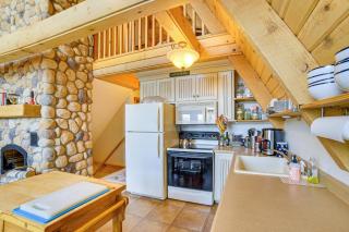 Upper Peninsula Lakefront A-Frame Cabin with Dock - 3